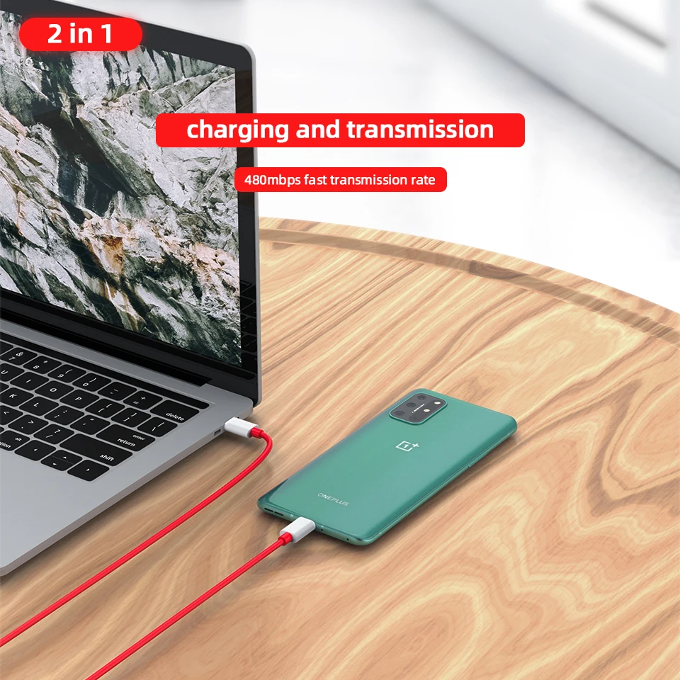 Кабель для быстрой зарядки Oneplus 9 Pro 8 T Warp Charge Type C на оригинальный 6 5a One Plus 7 7t 6t 5t 5 3t