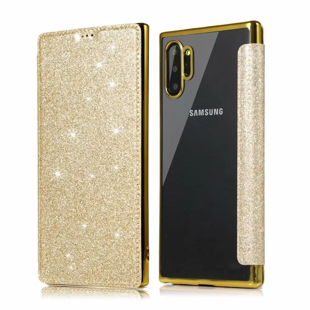Блестящий чехол со звездой для Samsung Galaxy Note 20 S20 Ultra S10 Plus 10 5G 9 8 S7 Edge прозрачный