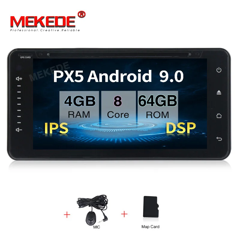 MEKEDE Авто Радио Android 9,0 4+ 64G ips DSP Автомобильный мультимедийный плеер для toyota corolla RAV4 Hilux camery для toyota универсальный - Цвет: model