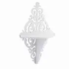 Настенная полка в европейском стиле, белая острый стеллаж для хранения, настенный стеллаж для спальни, декоративный стеллаж для цветов