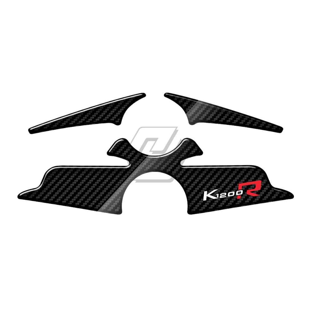 Для BMW K1200R Sport Version до 2010 3D Carbon-look Upper Triple Yoke Defender | Автомобили и мотоциклы