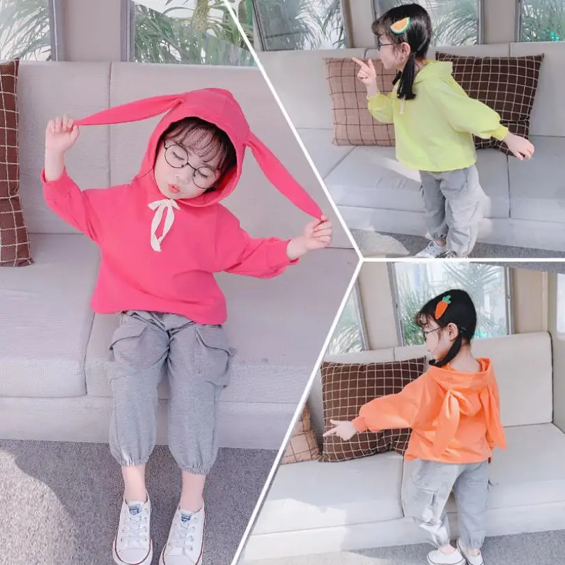 Осенняя одежда для маленьких девочек свободная рубашка в клетку с длинными