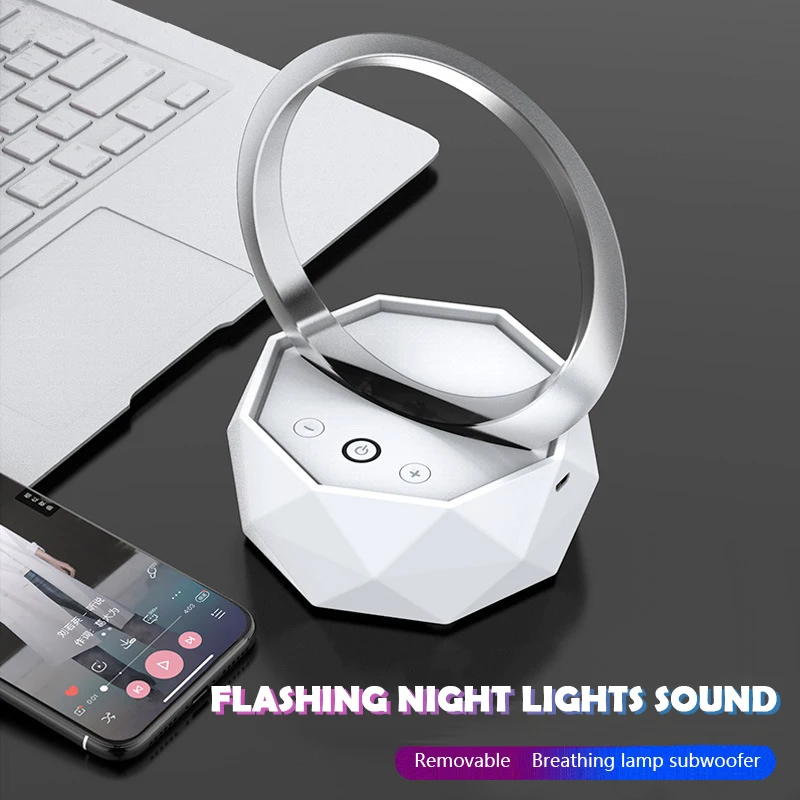 Беспроводной динамик большой емкости Bluetooth Сабвуфер цветные светодиодные лампы 5