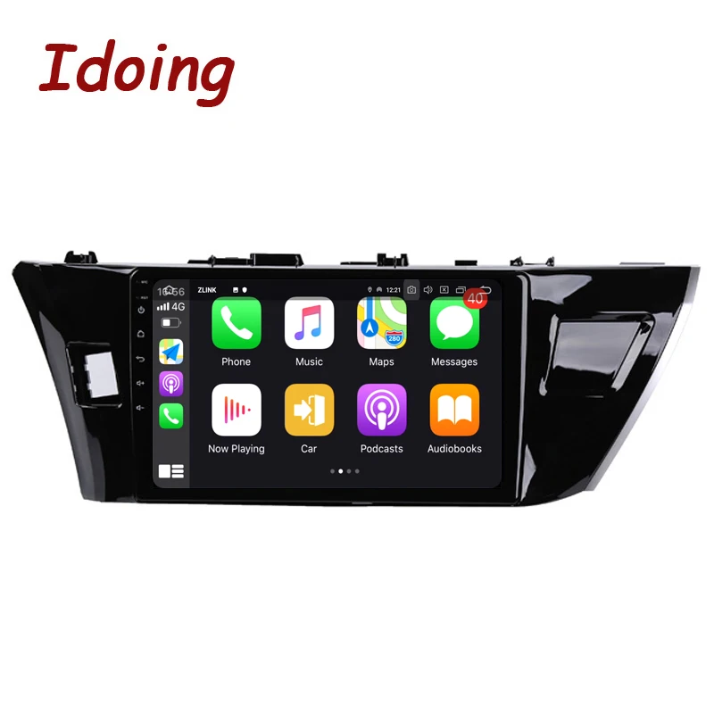 idoing 10 2px6 android auto car radio player for toyota corolla 11 2012 2016 e170 e180 gps navigation head unit plug and play free global shipping