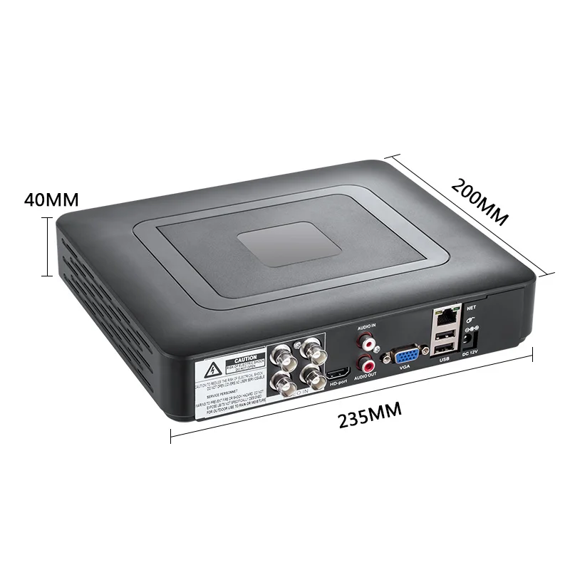 FUERS 2MP 4CH AHD DVR CCTV Камера для наблюдения безопасности Системы Крытый 3000TVL купол