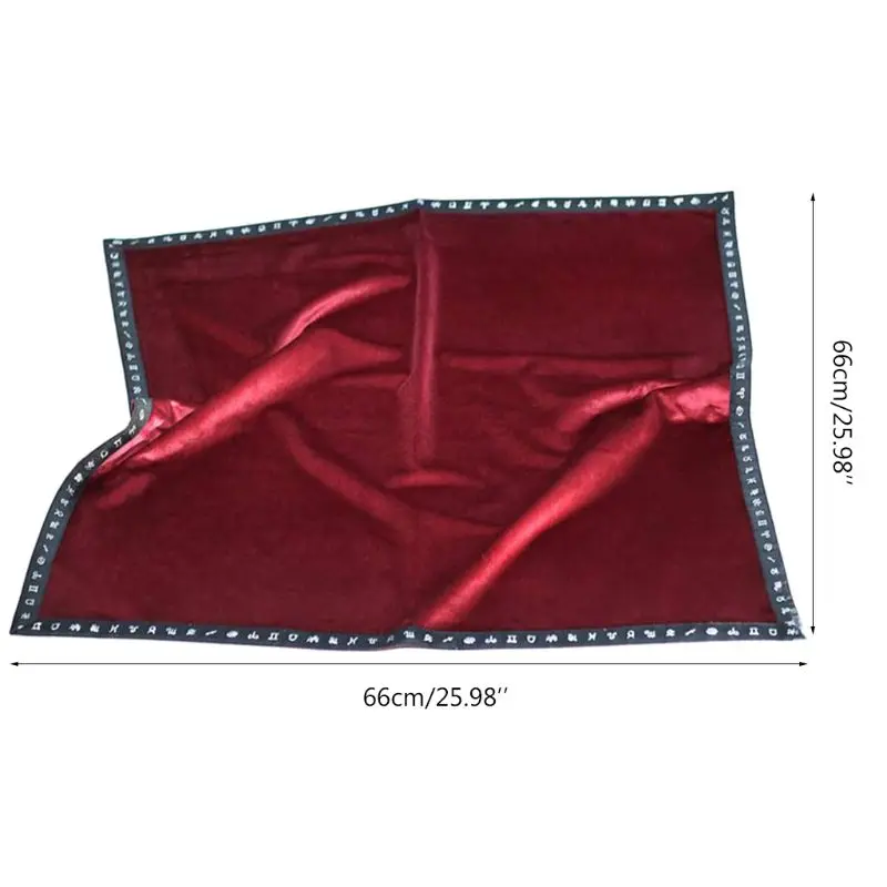 

Tarot Tablecloth with Cards Bag Constellation Divination Astrology Velvet Altar Tarot Cloth Board Game Card Pad