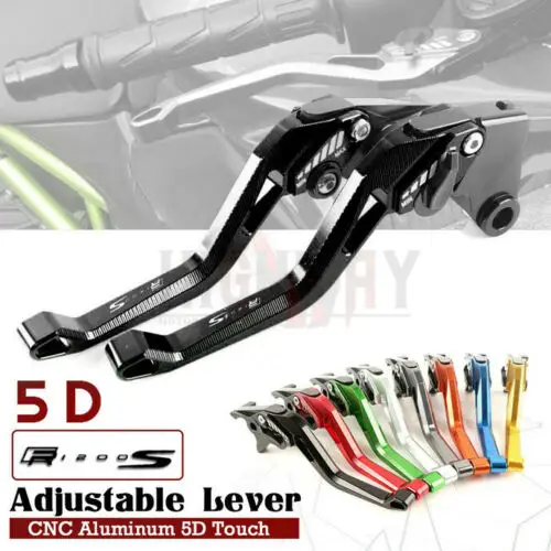 

New Rhombus 5D Short Handle Motorcycle 5D Adjustable Brake Clutch Levers for BMW R1200S R 1200 S 2006-2008