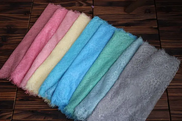 3 м/лот 26 цветов ресницы кружевная ткань цветы черно белая отделка сделай сам