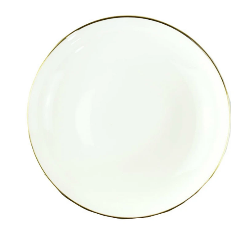 Белая керамика из костяного фарфора Пномпень бытовая оригинальная Суповая