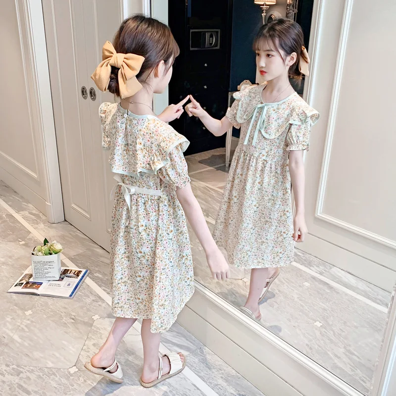 

New Girls' Skirts For The Summer Of 2021, Large And Medium-sized Children's Princess Dresses, Floral Skirts For Little Girls