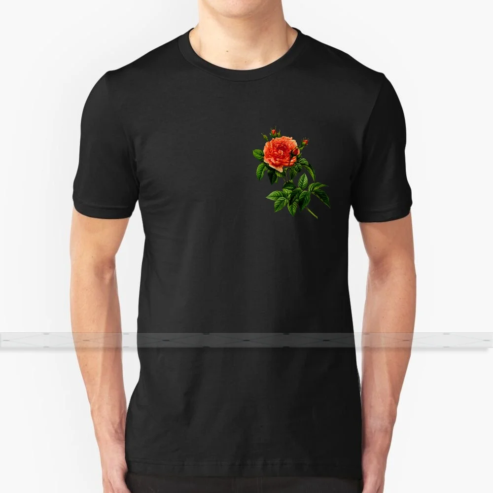 

Французская Роза для мужчин и женщин, футболка, топы, летние хлопковые футболки, большой размер S-6XL, купить в интернет-магазине, ботанический...