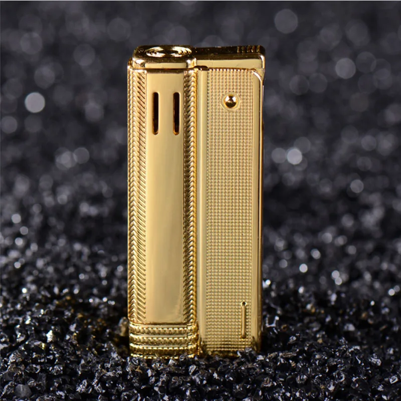

Unique Retro old Gasoline Metal Lighter Men Vintage Kerosene Cigarette Lighter Retro Windproof Lighters Smoker Fire