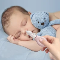 infant silicone nasal aspirator pump type neonatal cold nasal mucus cleaner antibackflow baby nasal aspirator safe vacuum sucker