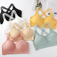 elifashion new alphabet beauty back wrapped chest high elastic underwear seamless girls sports anti exposed women tube top