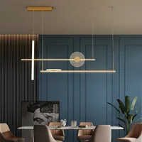 2022 Gold Chandelier Home Kitchen Dining Living Room Modern LED Hanging Ceiling Pendant Lamp Over The Table Lndoor Lighting