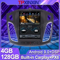 4128g for ford focus 2011 2018 android tesla screen car gps bluetooth multimedia radio navigation player head unit carplay