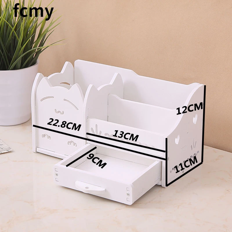 

Office Organizer Drawer Creative Multifunctional Office Table Pen Holder Cute Living Room Desktop Ornament Cosmetic Storage Box