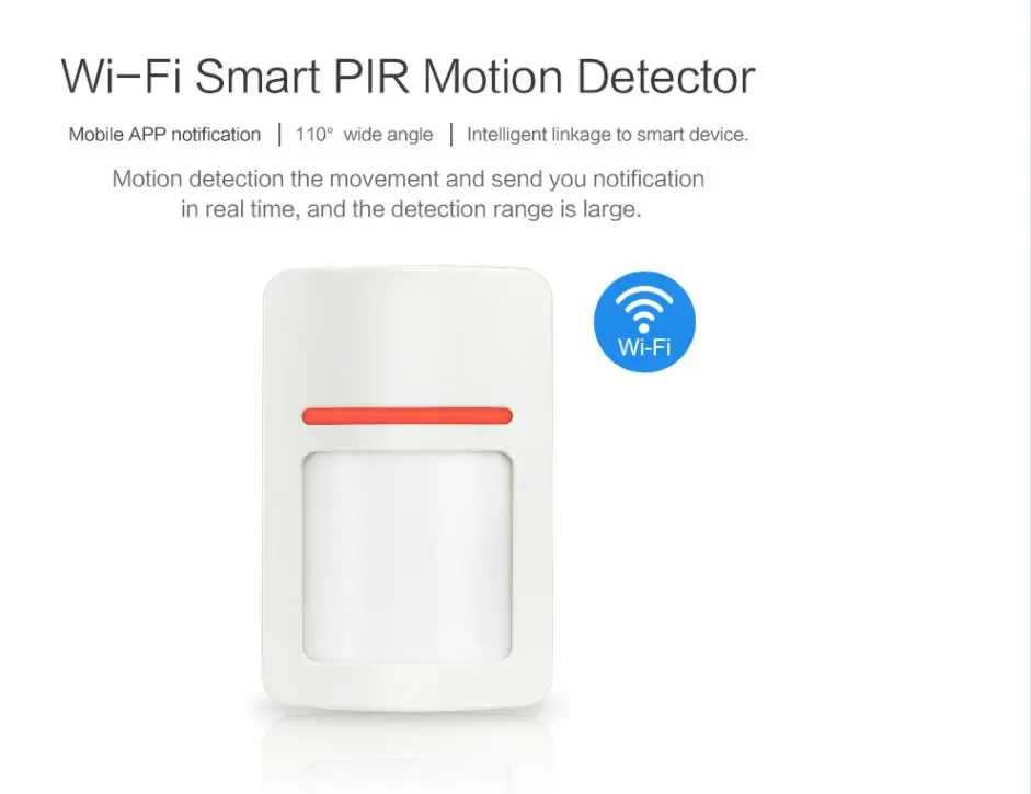 Wofea приложение управление Wi-Fi PIR детектор движения датчик сигнализации для домашней безопасности беспроводной Мини PIR датчик движения приложение tuya