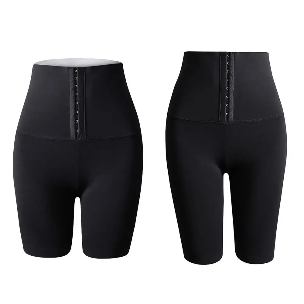 

Yoga Pants Body Sculpting Buttock Female Training Shorts Sweating Body Pants Weight Loss Shaping Five-point Pants Fitness Sports