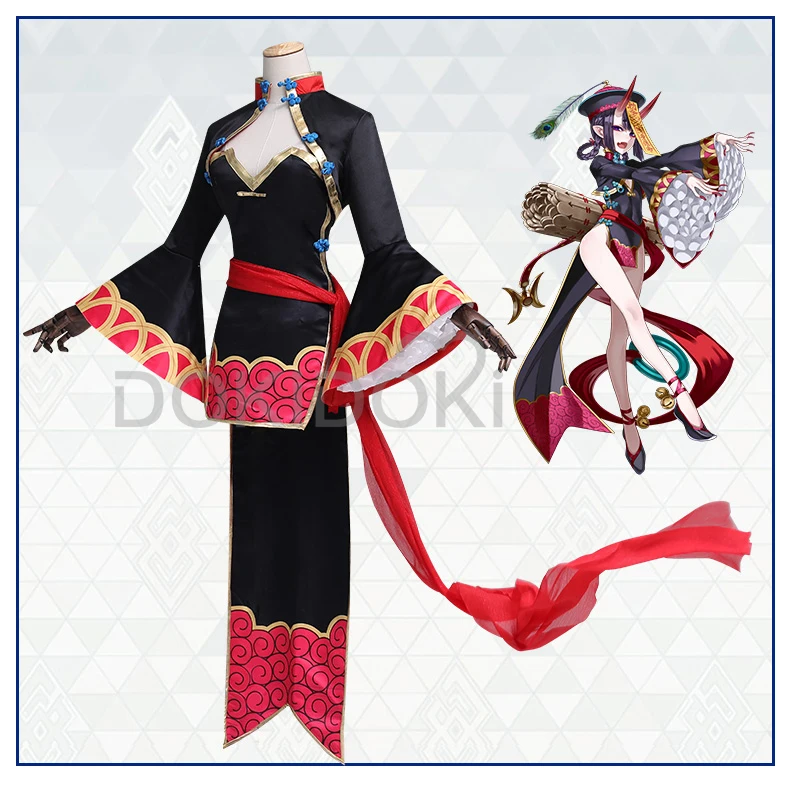 DokiDoki-R игра Fate Косплей Shuten Douji китайский Зомби костюм Fate/Grand Order Косплей Костюм Женский Хэллоуин
