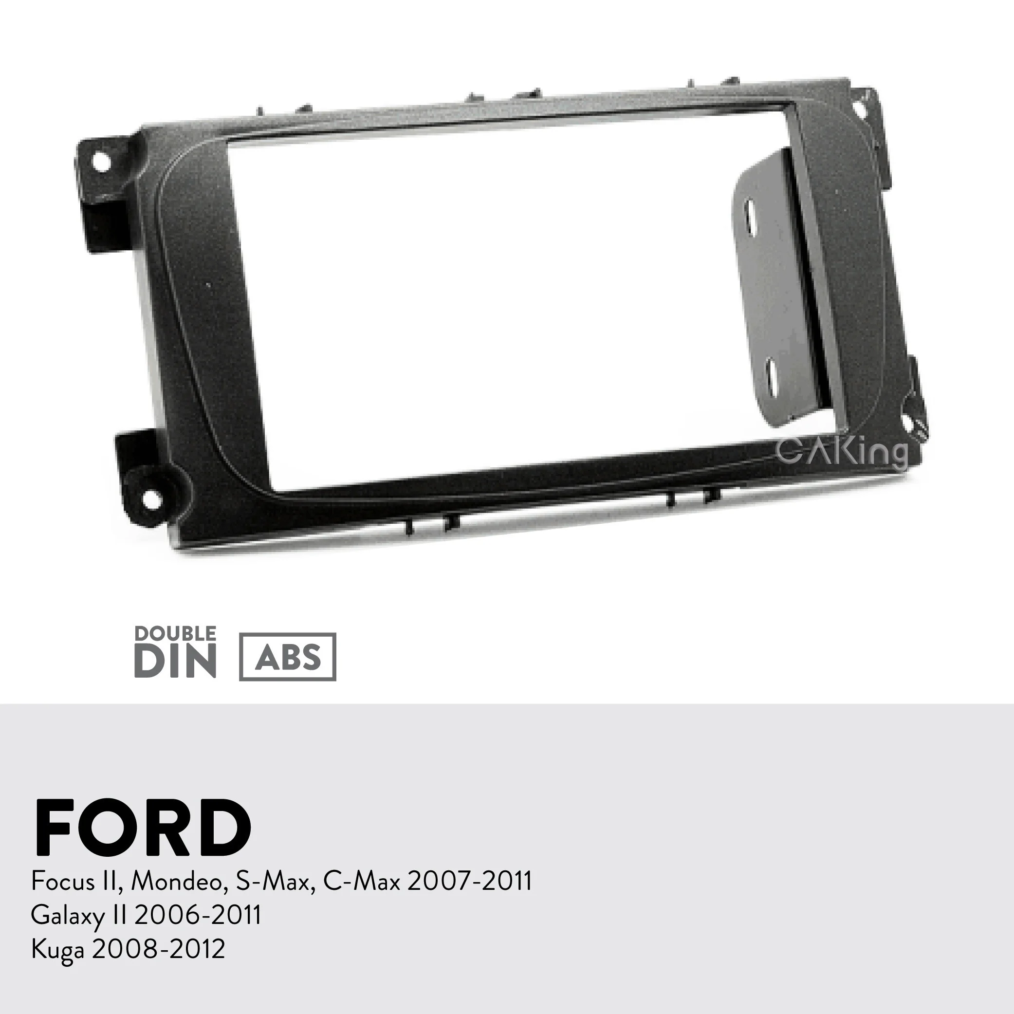 Fascia Радио панель для FORD Focus II Mondeo S-Max C-Max 2007-2011 Galaxy 2006-2011 Kuga 2008-2012 Dash Install Kit Facia -