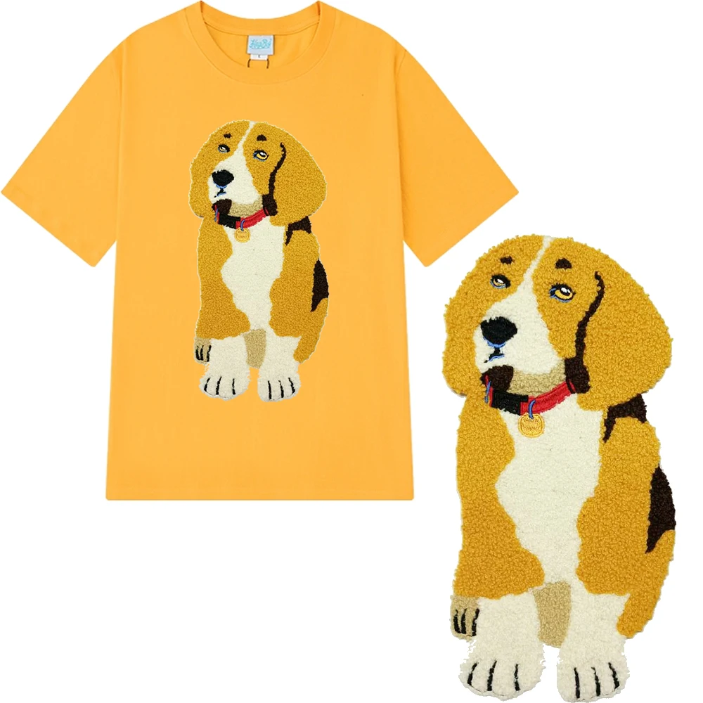 

large embroidery big dogs patches for clothing DO-3136