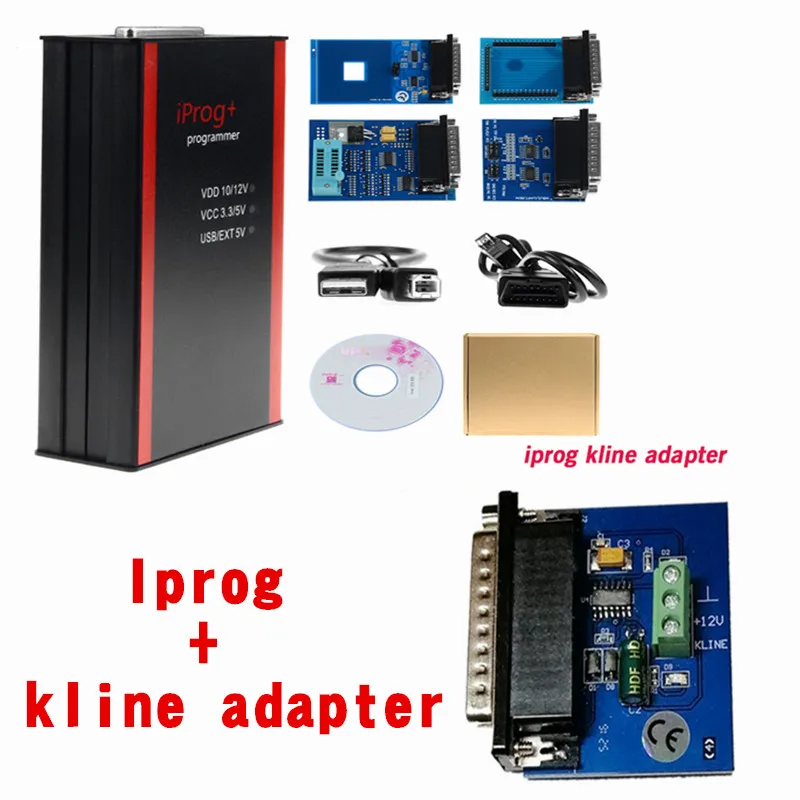 iprog kline V80 Iprog+ Iprog Pro программист поддержка IMMO+ коррекция пробега сброс подушки безопасности до года Замена Carprog/Full/Digiprog - Цвет: iprog kline