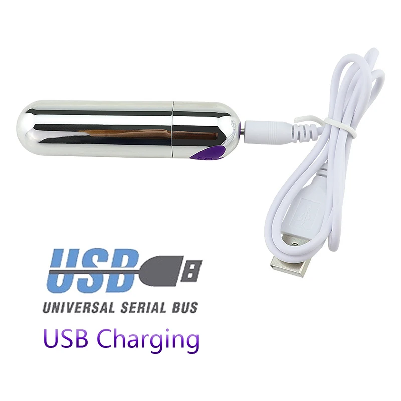 USB Перезаряжаемый мини вибратор 10 скоростей Водонепроницаемый Стимулятор
