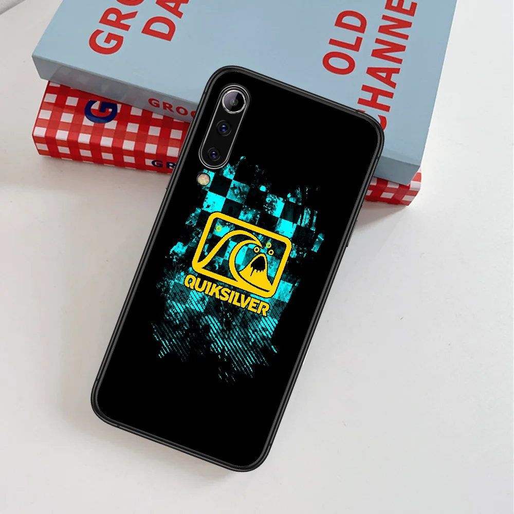 

Surfing Skateboard Quiksilver Brand Phone Case For Xiaomi Mi Note 10 A3 9 MAX 3 A2 8 9 Lite Pro Ultra black Waterproof Tpu Back