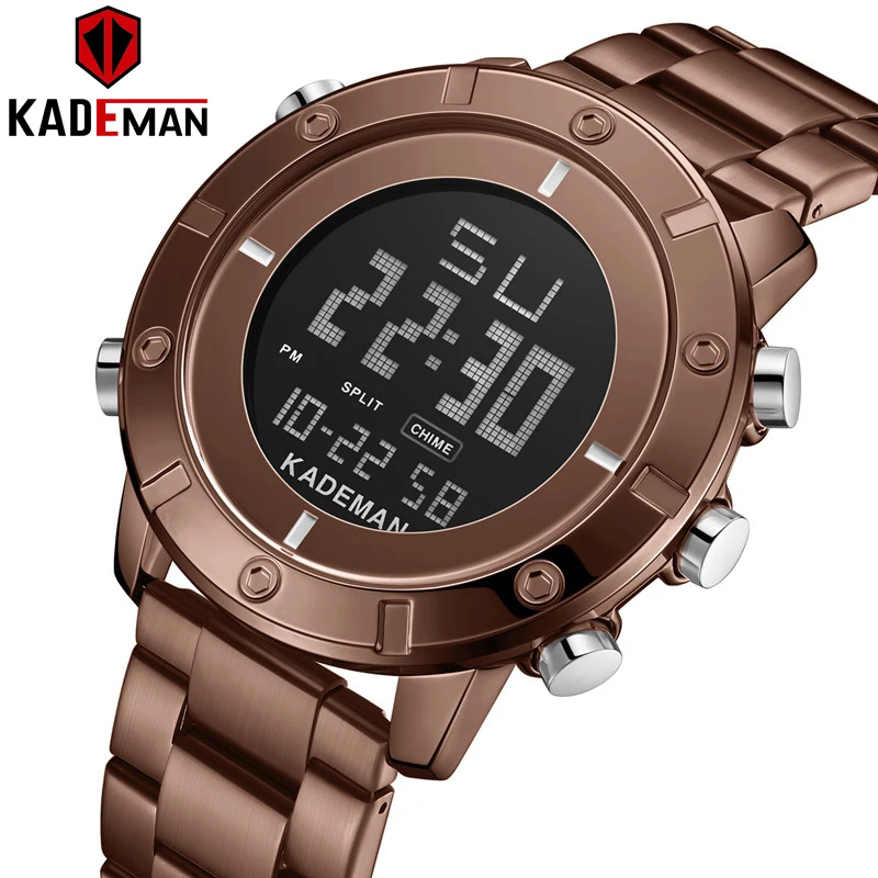 9151 Роскошные мужские часы новый дизайн 3ATM спортивные Топ бренд полная сталь