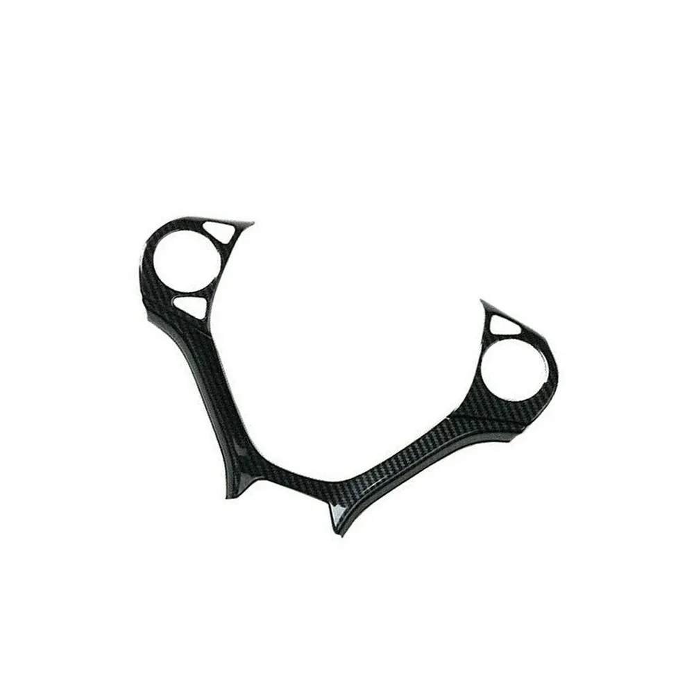 

1x Carbon Fiber Style Steering Wheel Frame Cover Trim For Honda Civic 2012-2015 High Quality ABS Never Fade Steering Covers