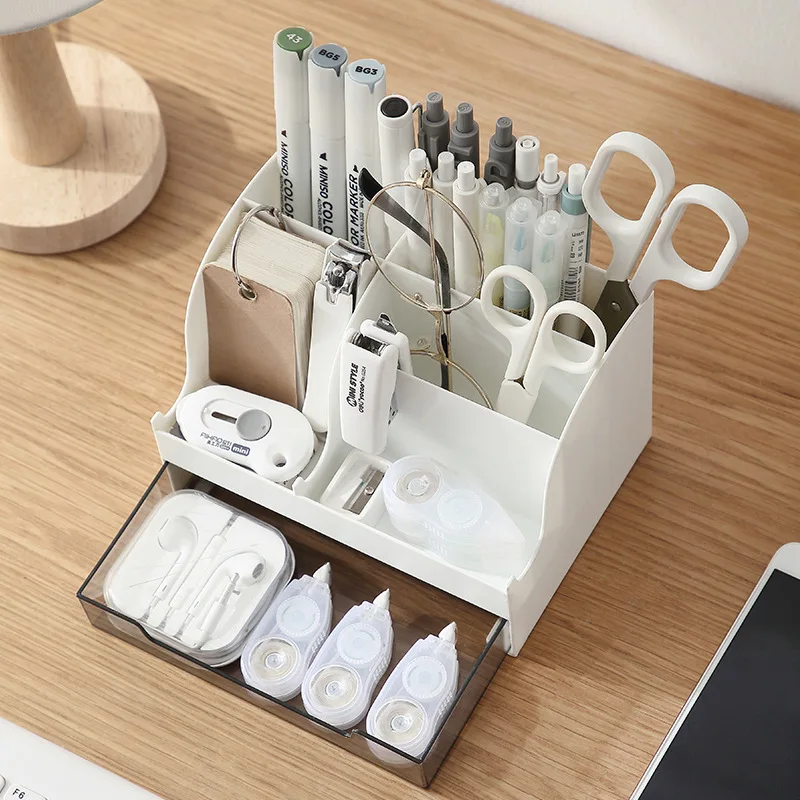 

Makeup Organizer Bathroom Storage Box Cosmetic Organiser Jewelry Storage Box Office Desktop Make Up Sundries Containe