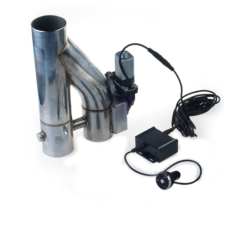

cigarette lighter remote Car exhaust Y pipe refit racing car sound variable exhaust cutout valve universal