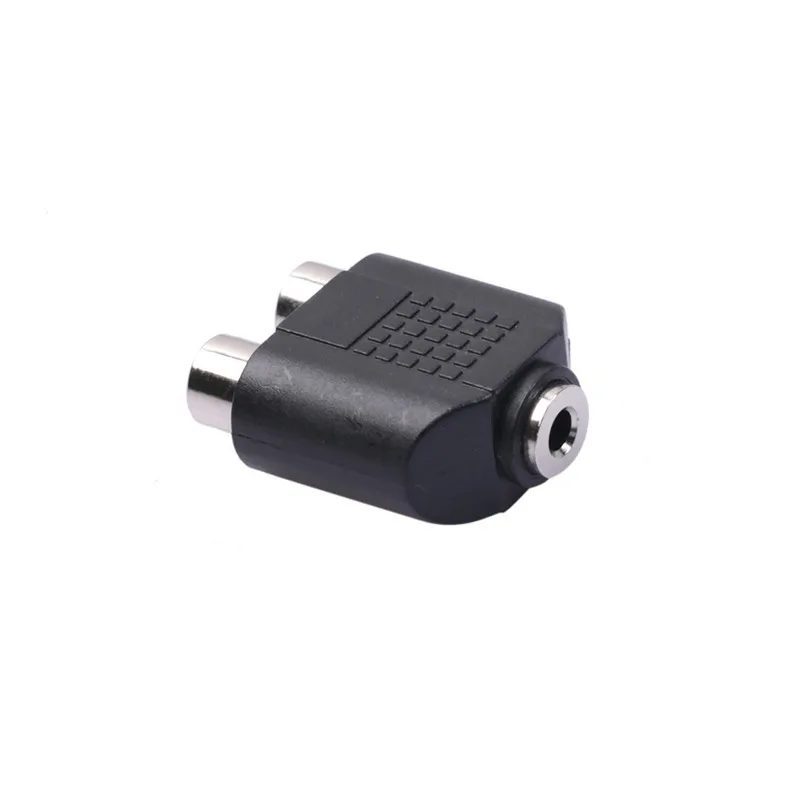 Разветвитель-переходник для аудио-кабеля 2-RCA 3 5 мм | Электроника