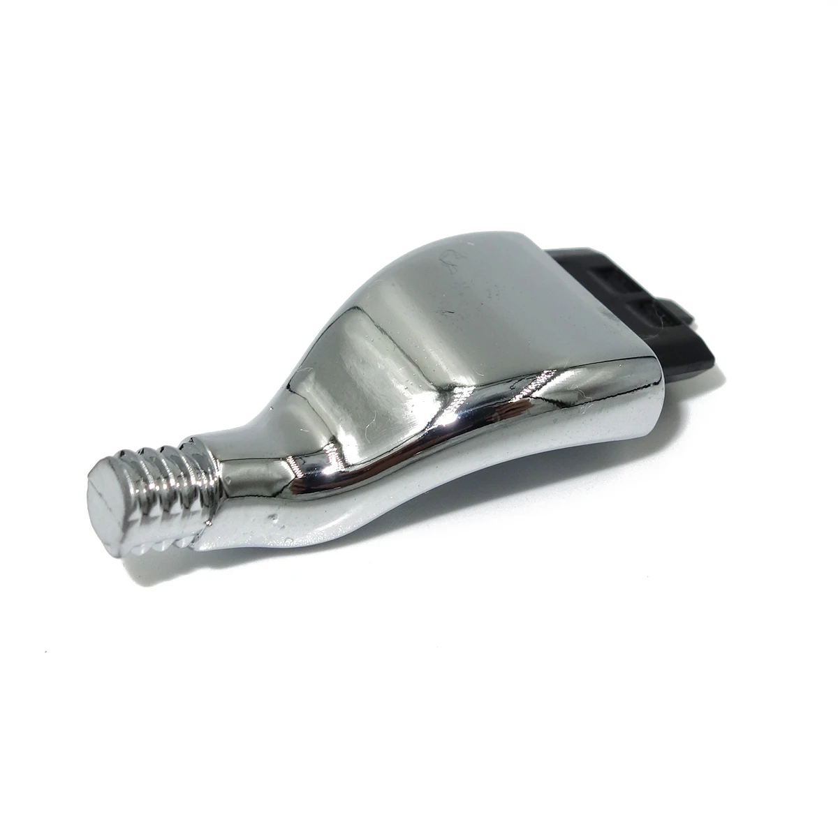 

WLONG Chrome Silver Color Mach 3 Razor Head Connector Cartridge for DIY Shaving Handle Holder and 3 Layer Beard Blades Adapter