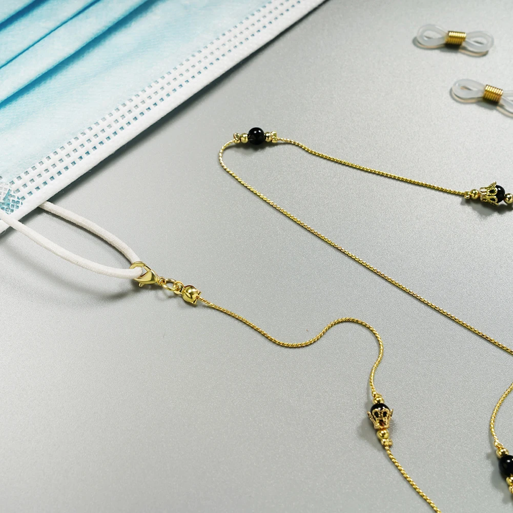

Fashion Anti-Lost Beaded Glasses Chain Women Sunglasses Lanyard Eyewear Neck Strap Eyeglasses Holder Retainer