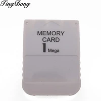 tingdong 1pcs ps1 memory card 1 mega memory card for playstation 1 one ps1 psx game useful practical affordable white 1m 1mb