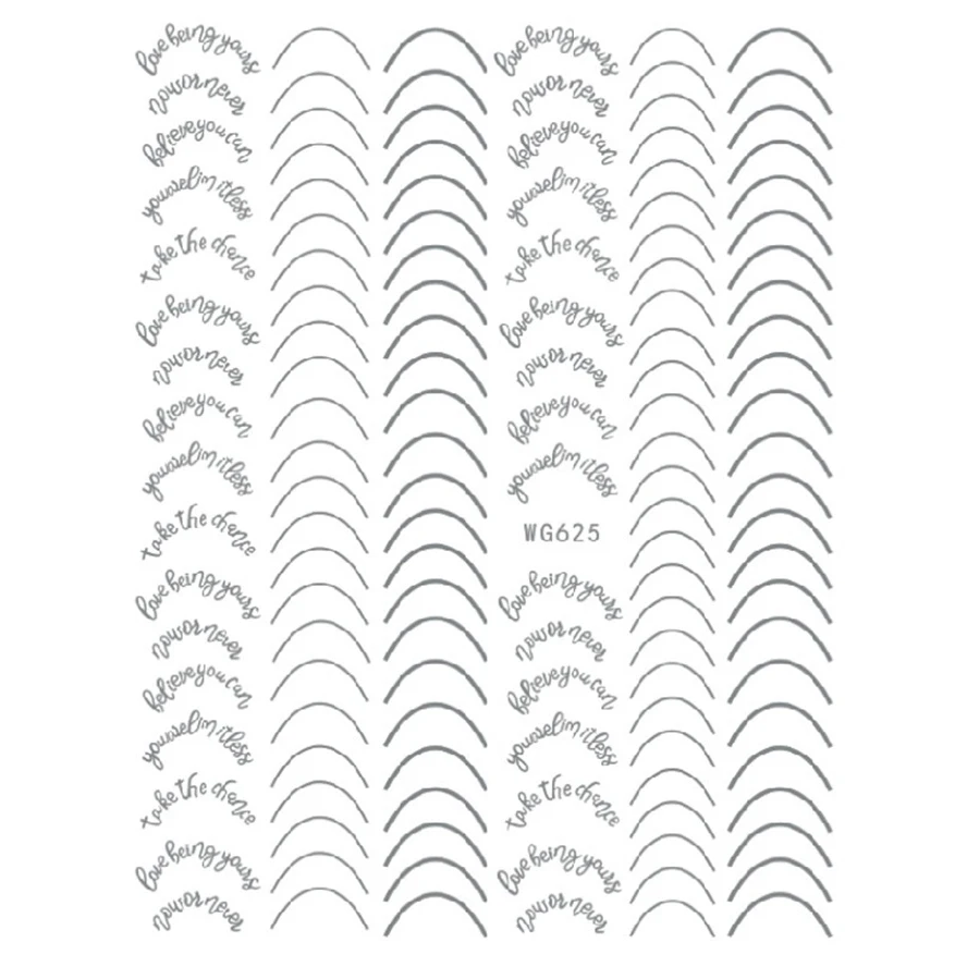 1pc Laser Nail Sticker Digital Star Moon DIY Manicure Sticker Unique Nail Art Decals Tools Fashionable Nail Decor Accessories