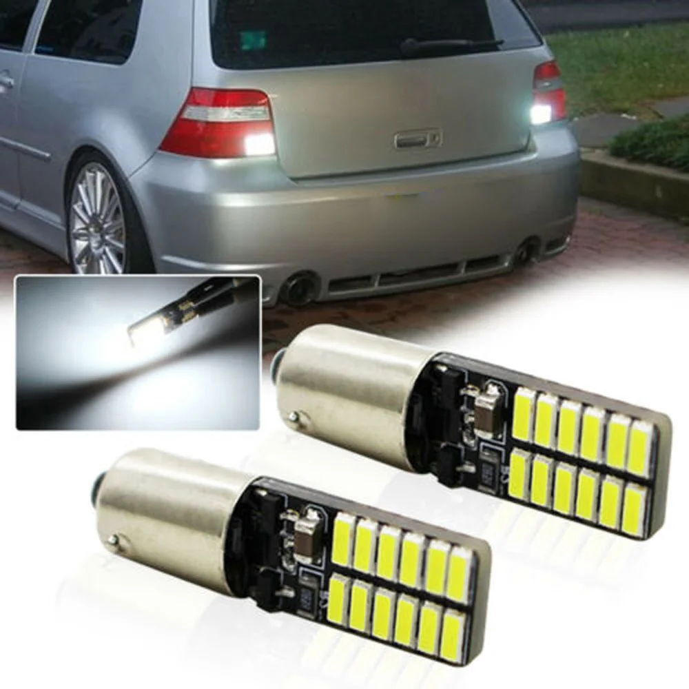 

Accessories LED Bulbs 4pcs Car Error Free White 64136 24-SMD Backup Lights DC12V