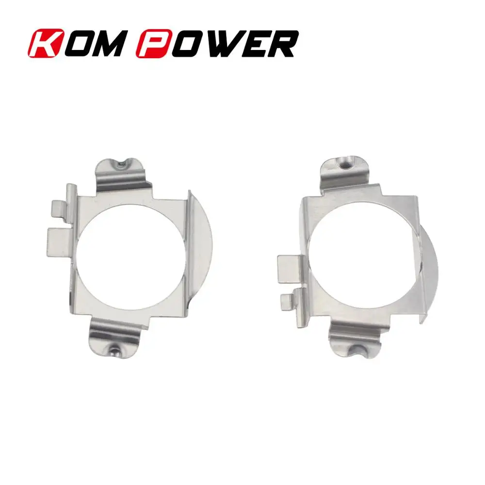 KOM POWER 2 шт. металлический светодиодный H7 держатель для автомобильных фар адаптера