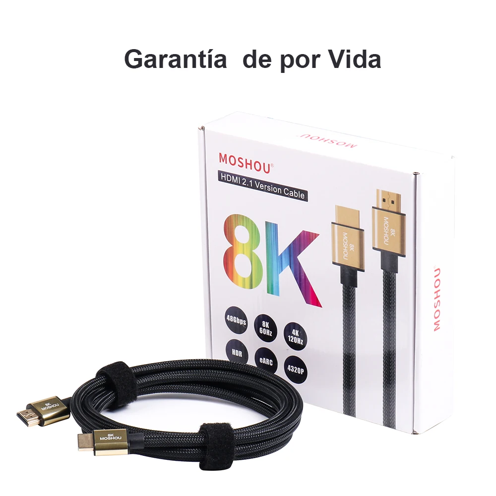 HDMI 2.0b 2,1 кабели MOSHOU 8K 4K 60Hz MOSHOU 48 Гбит/с ARC высокой четкости видео шнур для усилителя ТВ