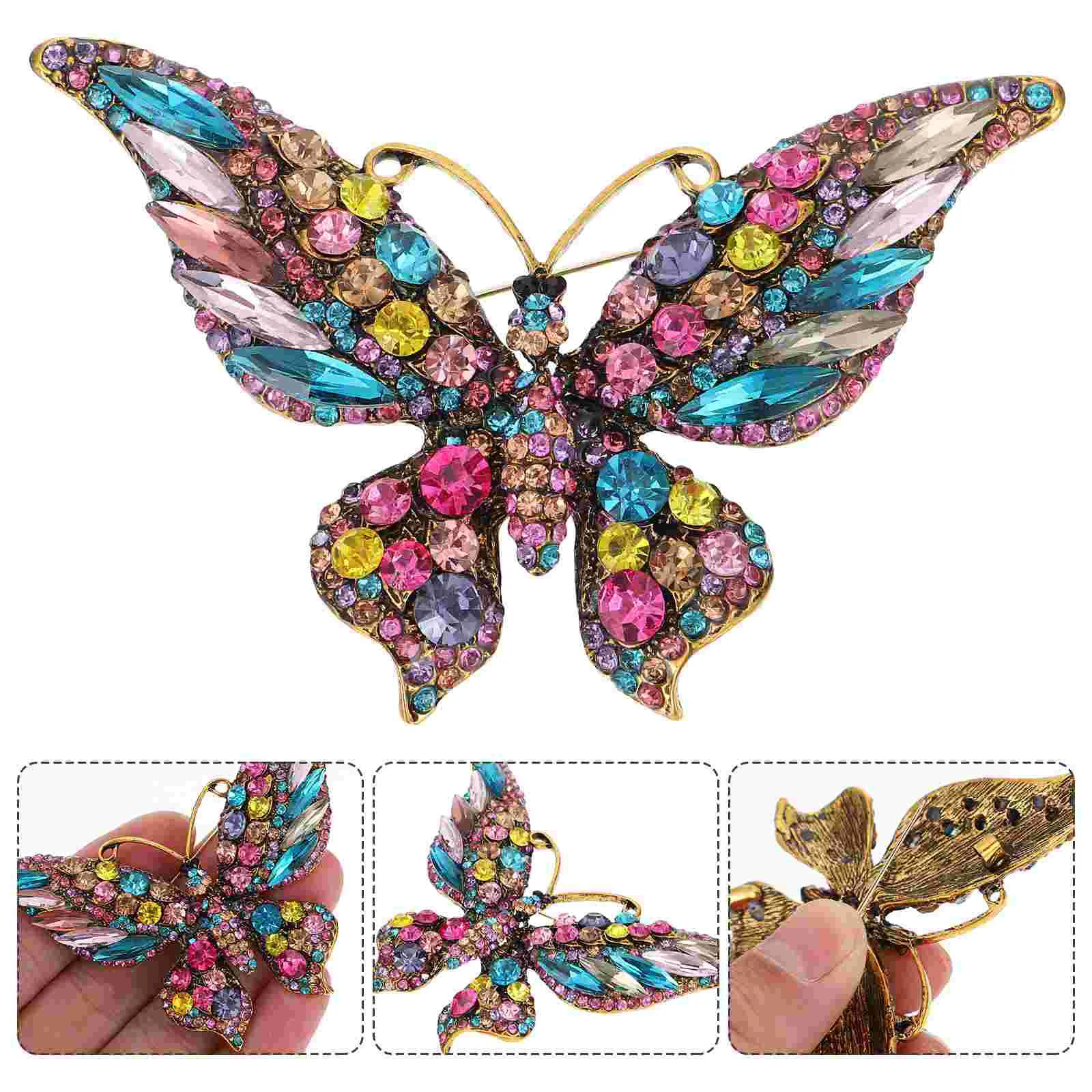 

Изысканный значок-бабочка для одежды