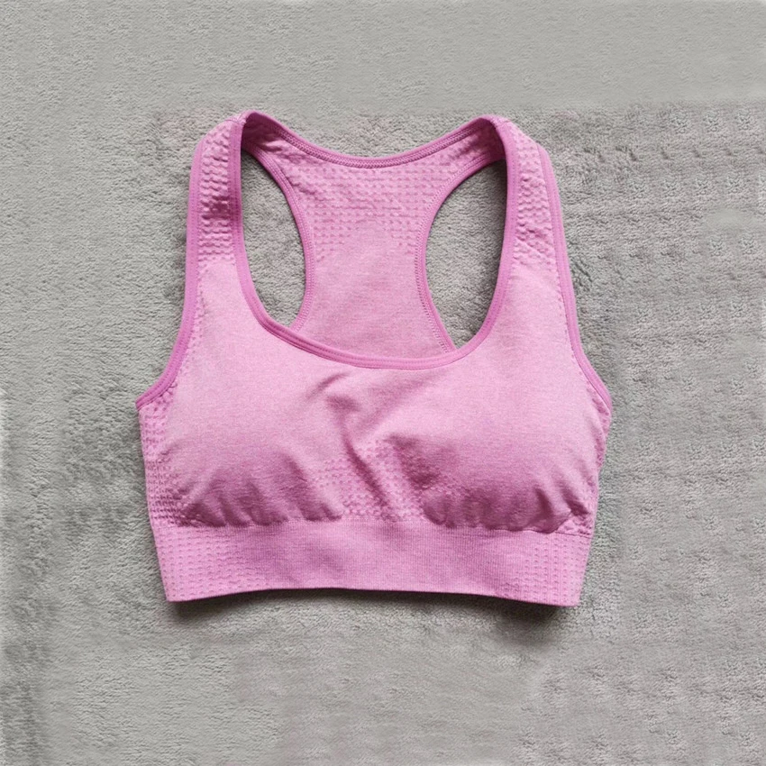 CB1063 violet bra Новинка, 9 цветов, набор для йоги, Vital, бесшовные леггинсы, спортивный бюстгальтер+ женские леггинсы для бега, спортзала, высокая талия, спортивный костюм для фитнеса - Цвет: CB1063 violet bra