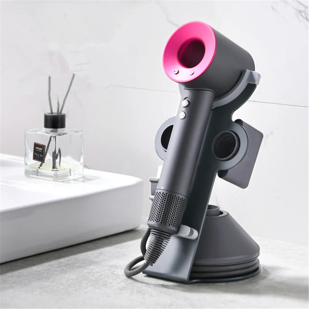 

Кронштейн для сушки волос Dyson, современный домашний органайзер, металлическая подставка, держатель для фена, магнитная полка для хранения в...