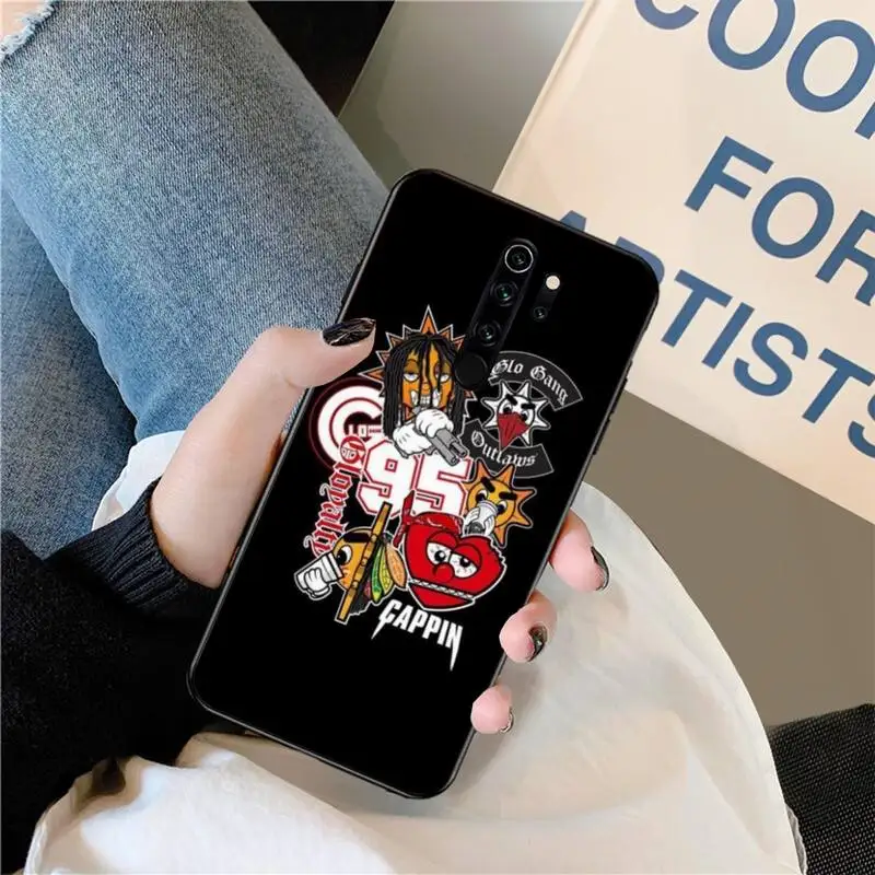 CUTEWANAN Glo Gang And Chief Keef Black Soft Shell Phone Case Capa for Redmi Note 8 8A 7 6 6A 5 5A 4 4X 4A Go Pro Plus Prime | Мобильные