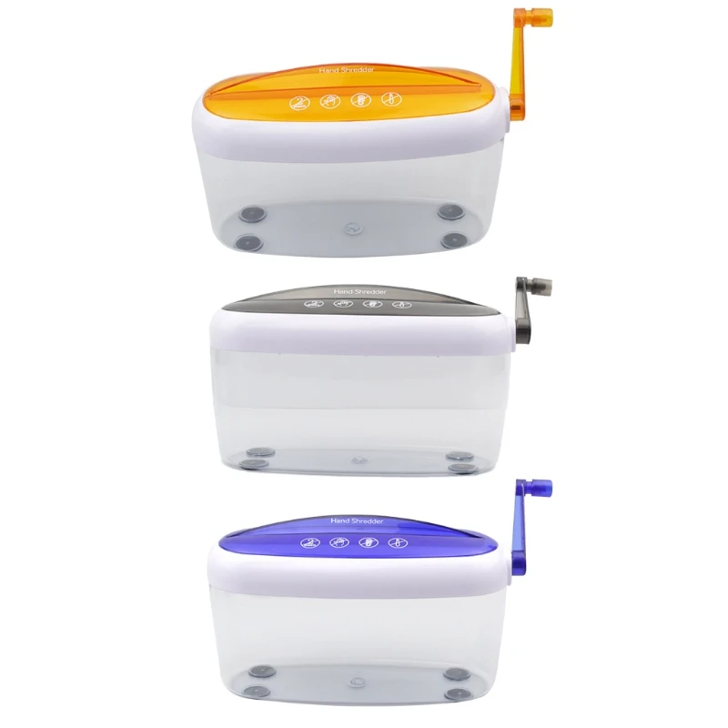 

Small Mini Household Financial Bill Shredder Mute Office Desk A4 Paper Document Shredder Portable Manual Cutting Machine