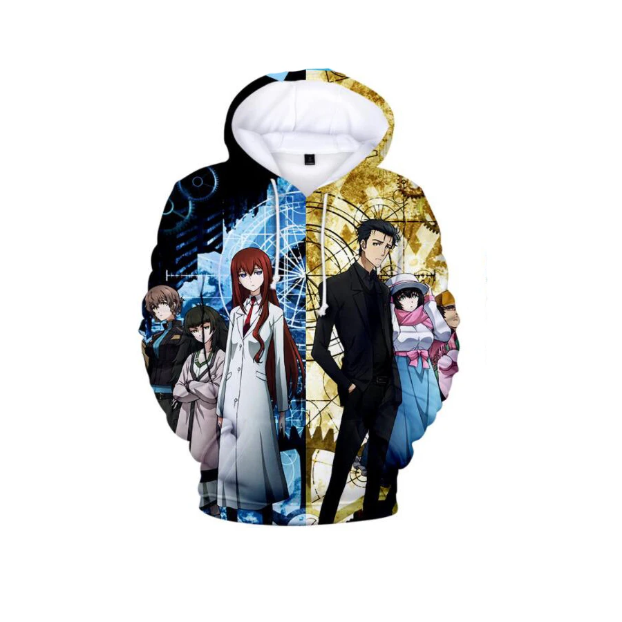 Костюм для косплея из японского аниме ворота худи Makise Kurisu Okabe Rintarou Шиина маюри