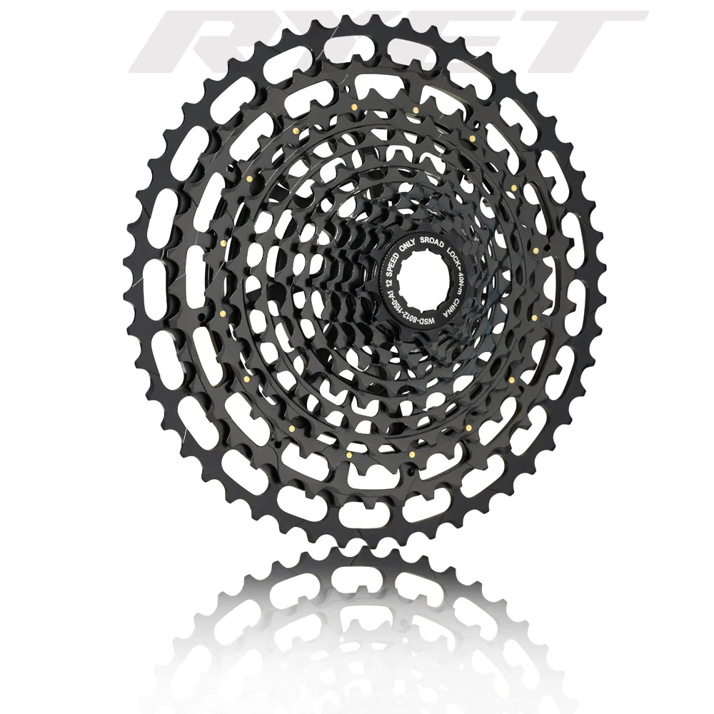 

2021 Sroad 11-50T 12s Cassett 12 speed Bicycle Cassette 12v CNC Bike Freeewheel fits Shimano Super Light CNC Black Color