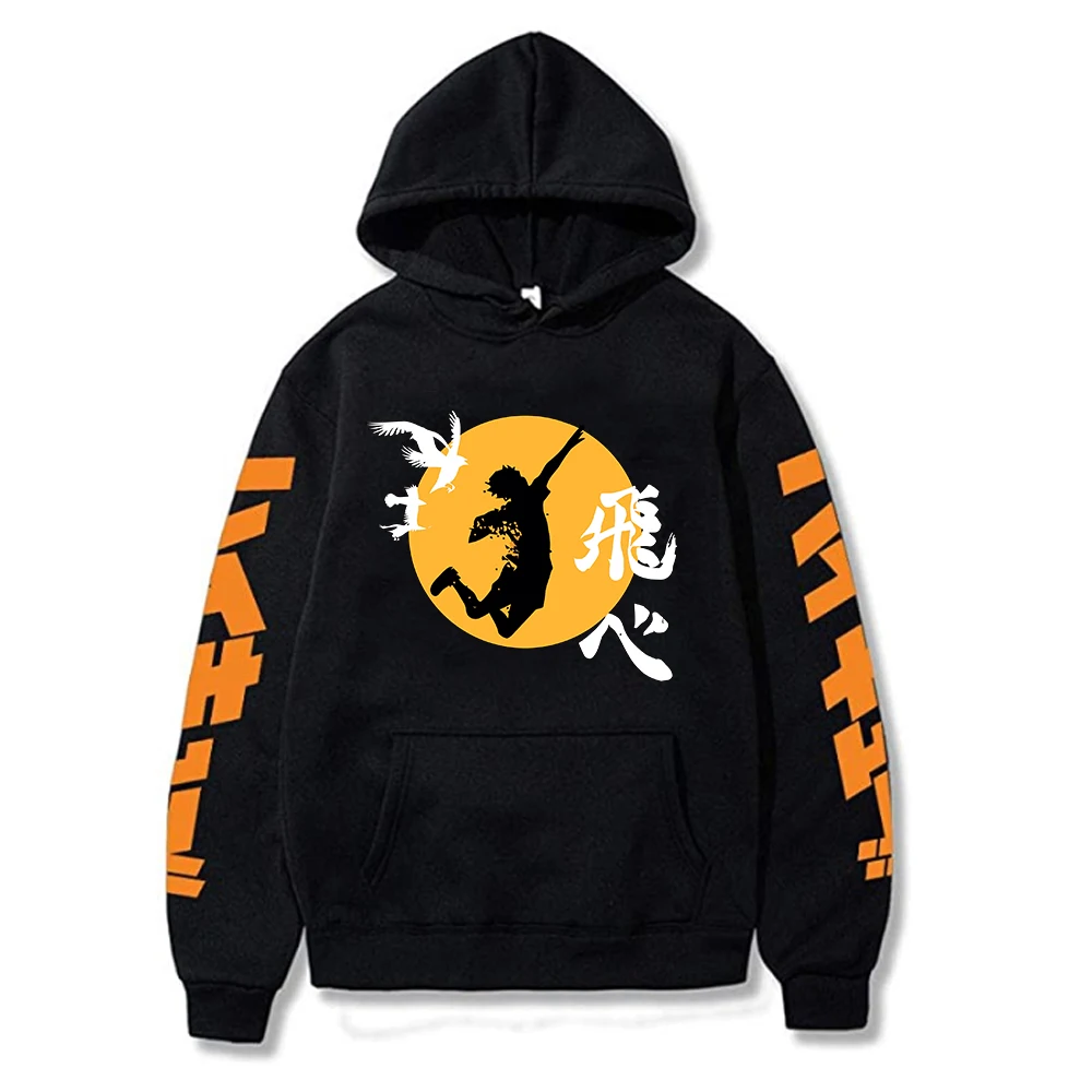 

2021 Harajuku Tee Unisex Hoodies Japanese Volleyball Anime Men Hoodie Streetwear Hip Hop Hoodie