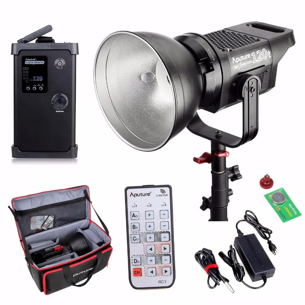 Aputure LS C120t комплект студийный непрерывный свет ing bowens mount LED светильник TLCI/CRI 97 + 2 4
